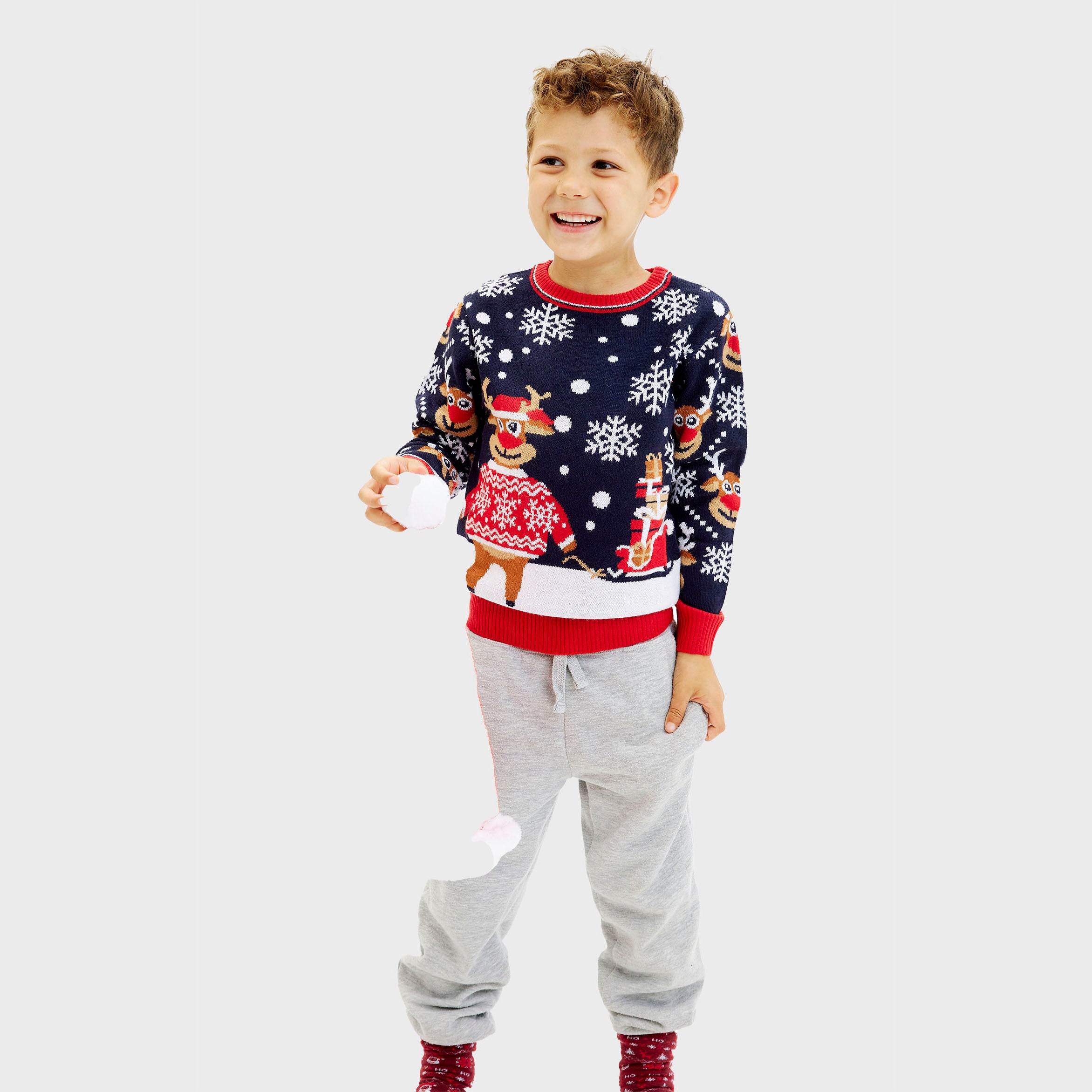 The Bringing Christmas Gifts Kersttrui - Kinderen